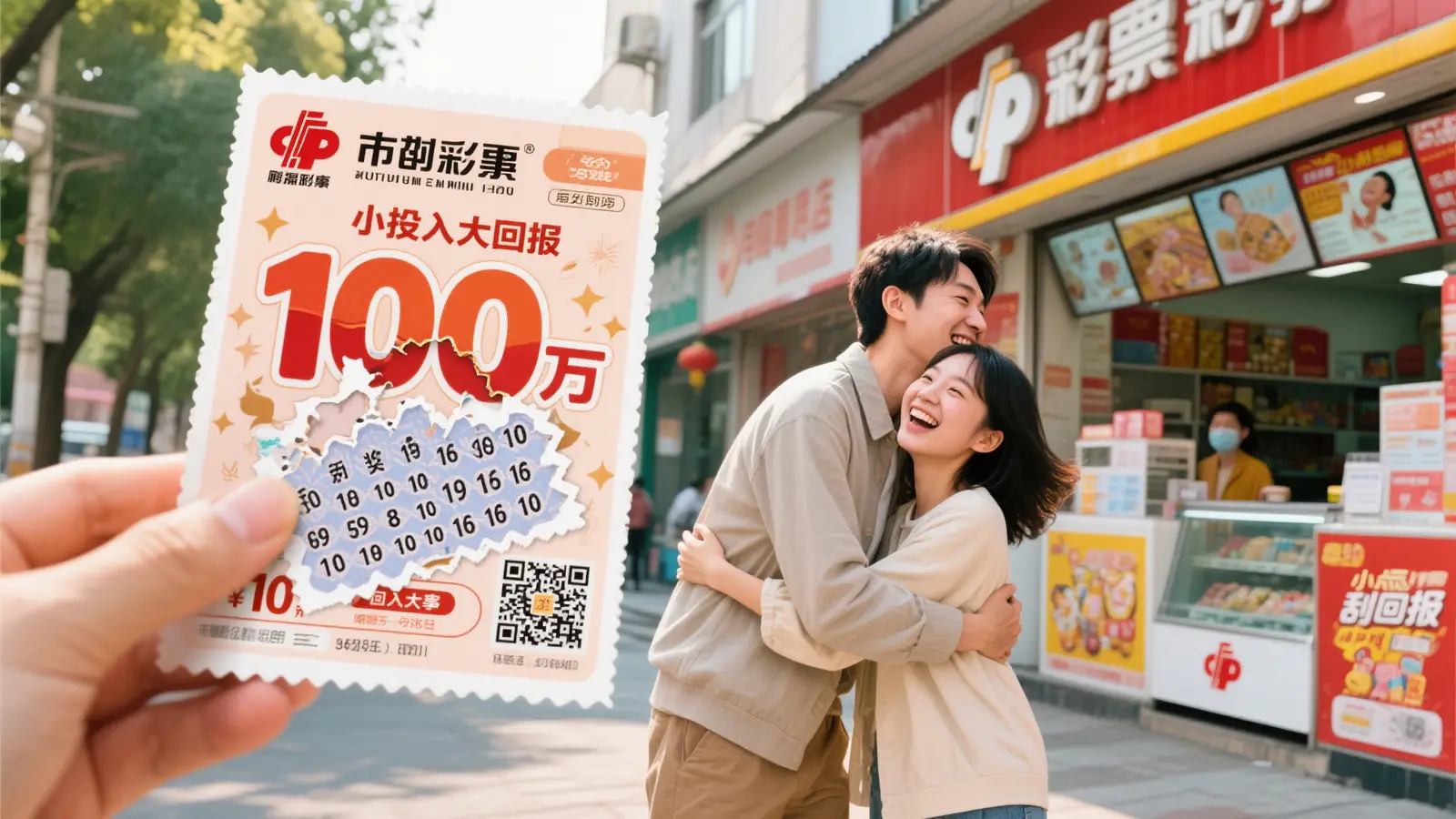年轻情侣刮中福彩百万大奖 婚礼计划提速