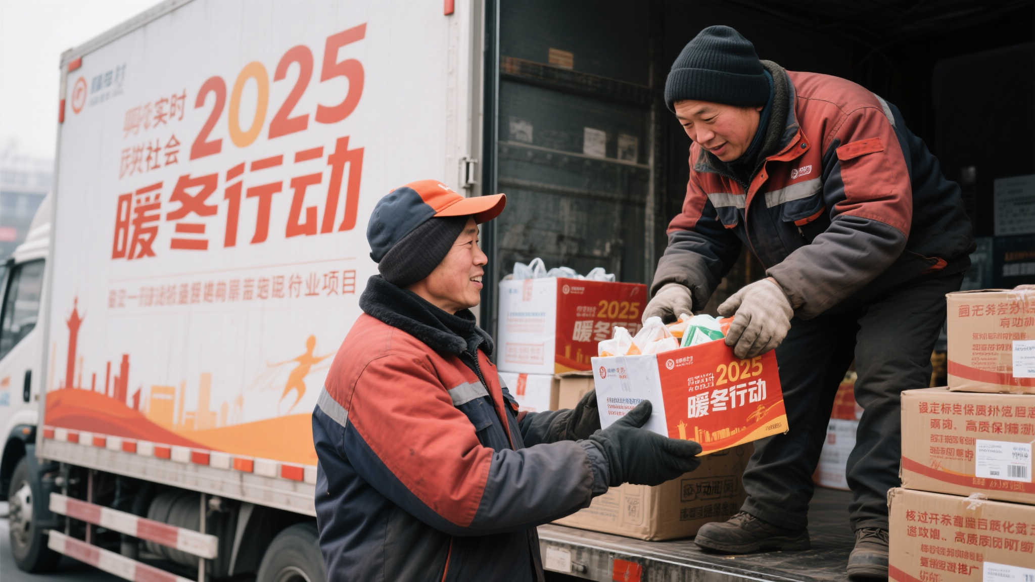 暖冬2025：宁波福彩关怀送达骑手与快递小哥